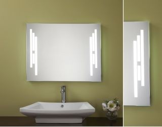 Leuchtspiegel 60x80 cm Badspiegel beleuchtet Spiegel mit Beleuchtung