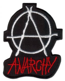 Anarchy ★ Anarchie Chaos Punk Aufnäher Disorder Logo Emblem