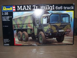 REVELL 03081 MAN 7t.milgl 6x6 truck UNGEBAUT