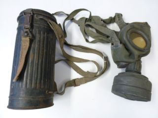 Gasmaske in Dose Wehrmacht Original, mir unbekannter Filter, dieser