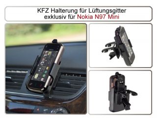 KFZ Auto Halterung Lüftung Halter f Nokia N97 Mini N 97