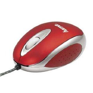 Hama Optical Midi Mouse Red Computer & Zubehör