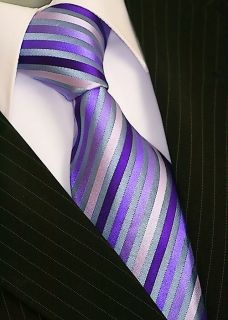 Krawatte SEIDE Corbata Cravatta Dassen Cravate Tie 102 Lila