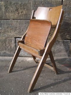 4x alter Klappstuhl, Art Deco Bauhaus Stuhl Vintage Loft Design