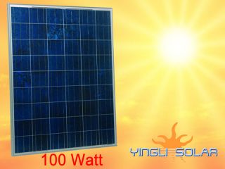 Solarzelle 100 Watt, Solarmodul, Polykristallin, TÜV