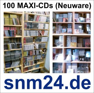 100 Maxi CDs Singles mit mindestens 50 verschiedenen Titeln NEUWARE