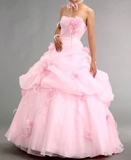 Brauch Hochzeitskleid Ballkleid Pink Gestickte Charmant