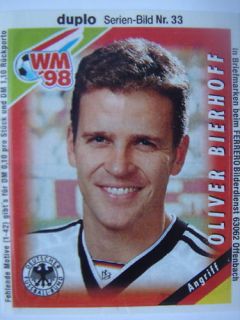 duplo/hanuta WM 98 # Deutschland Oliver Bierhoff # 33