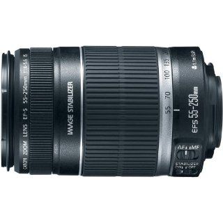 Canon EF S 4,0 5,6/55 250 IS Objektiv II Brennweite Kamera