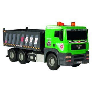   Pump Action Dump Truck, 55 cm, grau/grün Spielzeug