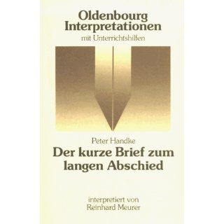 Oldenbourg Interpretationen, Bd.55, Der kurze Brief zum langen