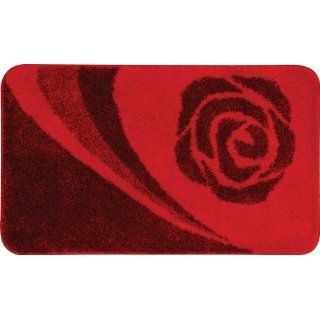 Sanwood 8052115 Badteppich Scarlet, 15 mm Flor, 60 x 100 cm, 100%