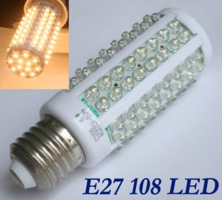 Warmweiß E27 108 LED Strahler Lampe Licht Leuchte Birne