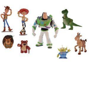 Bullyland Toy Story 3   Set   alle 8 Figuren Bekleidung