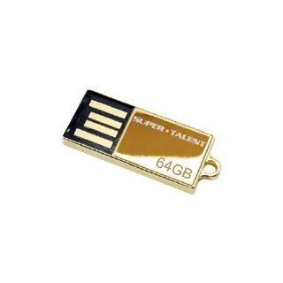 Super Talent UFD Pico C 64GB USB Stick USB 2.0 gold 