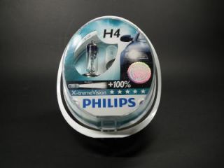 Stueck Philips X Treme Vision H4 12V 55 60W bis zu 100 mehr Licht im