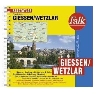 Falk Pläne, Städteatlas Gießen, Wetzlar, Siegen, Marburg, Limburg