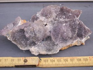große dekorative Stufe Calcit Amethyst+ div. Mineralien (GE121 9