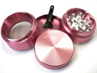AUTHENTIC Sharpstone® 1.5 4pc Pink Aluminum Herb Grinder