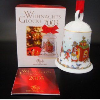 Hutschenreuther Weihnachtsglocke 2003, Porzellanglocke, Weihnachten