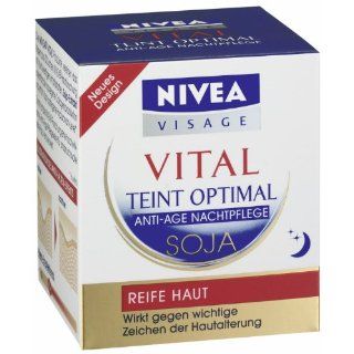 Nivea Visage Vital Teint Optimal Anti Age Nachtpflege, 50ml 
