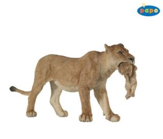 Löwin mit Jungem Wildtiere Papo ® Figuren Nr. 50043