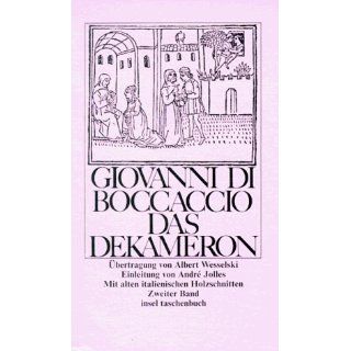 Das Dekameron. 2 Bände Giovanni Boccaccio, André Jolles