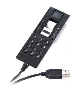 Vivanco USB VoIP Telefon Webphone + Wandhalter Skype 