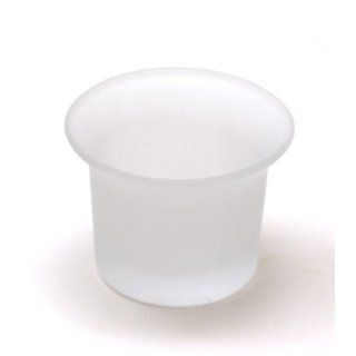 Villaverde® 1 Teelichtglas Topfform ø6,5cm frosty 