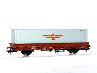 Märklin 00760 11 Rungenwagen mit 40 Container AMERICAN PRESIDENT