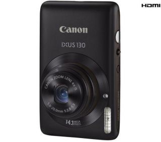 CANON Digital Ixus 130 schwarz digitale Kompaktkamera
