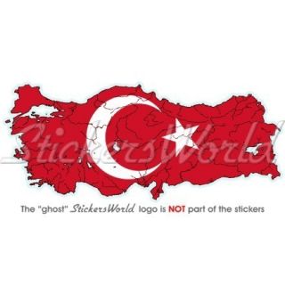 TÜRKEI LandKarte Flagge TÜRKISCH Türkiye Fahne Vinyl Sticker