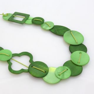 grüne Damenkette Kette grün Halskette Damenschmuck  141