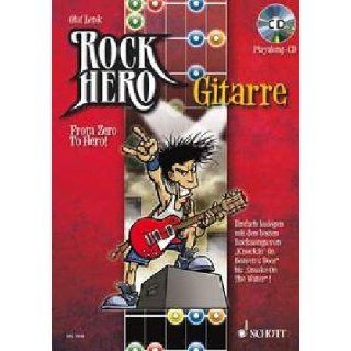 Rock Hero   Gitarre From Zero To Hero. E Gitarre. Lehrbuch mit CD