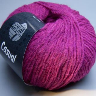 Lana Grossa Casual 006 berry 50g Wolle