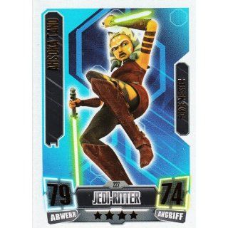 Star Wars Force Attax Serie 2 Einzelkarte 227 Ahsoka Tano Jedi Ritter