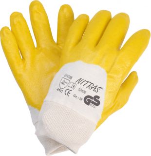144 Paar Nitril Handschuhe Arbeitshandschuhe Gelb