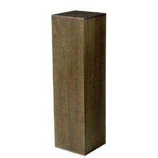 Deko Woerner Holz Säule 70cm hoch Küche & Haushalt