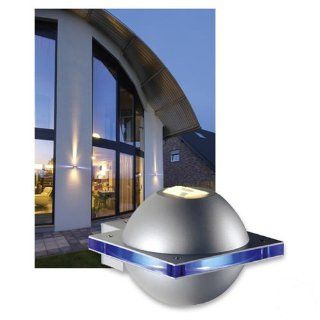 Wandleuchte Ufo Beam silbergrau blau Küche & Haushalt