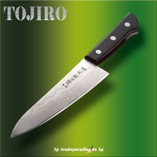 tp  Tojiro Damastmesser 37 3   Kochmesser Gyuto 18 cm