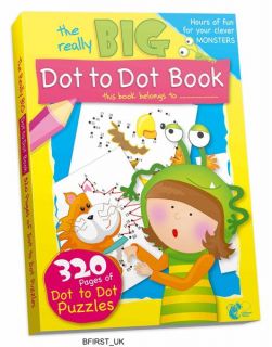 320 PAGES KIDS DOT TO DOT PUZZLES BOOK GIANT REALLY BIG