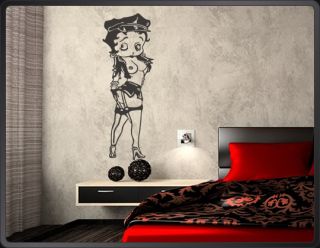 A154 Retro Kult Betty Boop XXL Wall Art Wand Aufkleber
