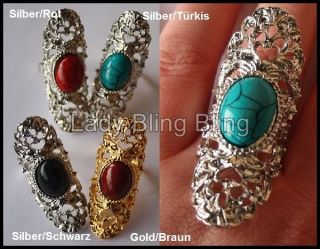 Ring Fingerring Fullfinger Full Finger Ring Gothic Vintage Ornament 4
