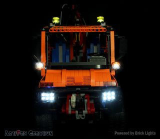 BRICK LIGHT KIT for Mercedes Benz Unimog U 400 Lego Technic 8110 9395