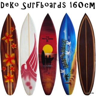 Deko Surfboard 160cm, Holz Surfbretter, große Auswahl an Surfbrett