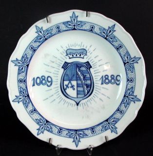 Meissen Wandteller   Jubiläum 1089   1889 (2)