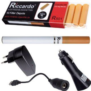 Riccardo e Zigarette R101   Set incl.10 Liquid Depots mit 0,0 mg