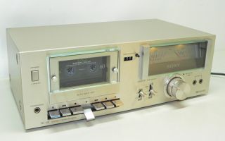 SONY TC U2 Vintage Stereo Cassette TAPE Deck in silber (178)