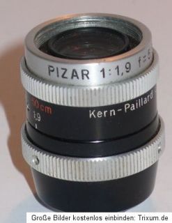 KERN PAILLARD SWITZERLAND PIZAR 1,9/5,5mm AR für BOLEX in sehr gutem