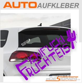E174 Shocker DUB Aufkleber Sticker VW GOLF AUDI SET